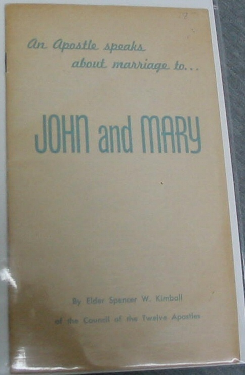 Image for An Apostle Speaks about Marriage To. John and Mary An Apostle Speaks about Marriage To. John and Mary
