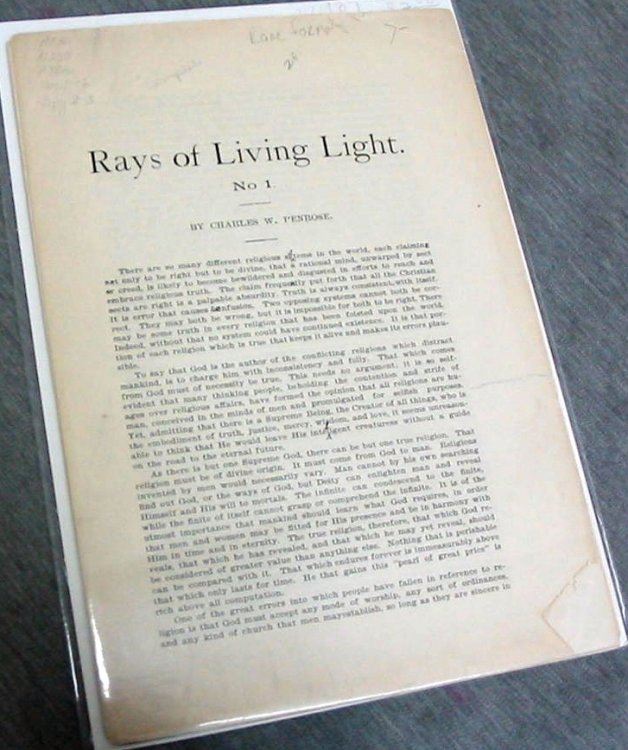 Image for RAYS OF LIVING LIGHT ON THE ONE WAY OF SALVATION RAYS OF LIVING LIGHT ON THE ONE WAY OF SALVATION