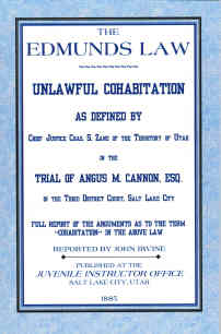 Image for THE EDMUNDS LAW and UNLAWFUL COHABITATION THE EDMUNDS LAW and UNLAWFUL COHABITATION