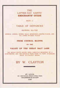 Image for The Latter-Day Saints' Emigrants' Guide by William Clayton (1848) The Latter-Day Saints' Emigrants' Guide by William Clayton (1848)