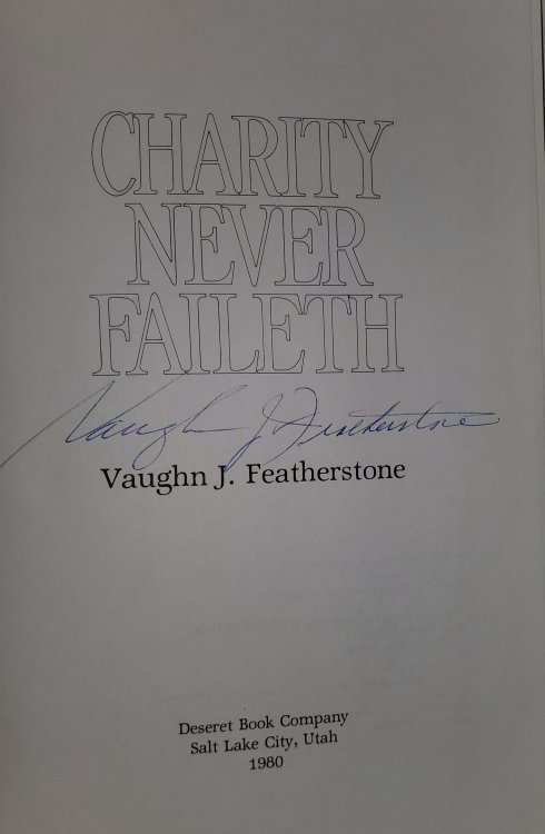 Image for Charity Never Faileth Charity Never Faileth