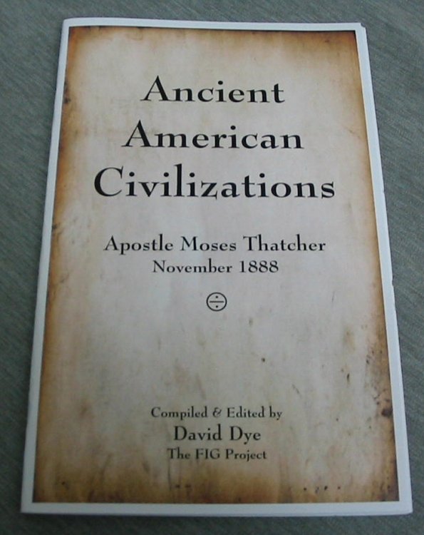 Image for Ancient American Civilizations - Apostle Moses Thatcher November 1888 Ancient American Civilizations - Apostle Moses Thatcher November 1888