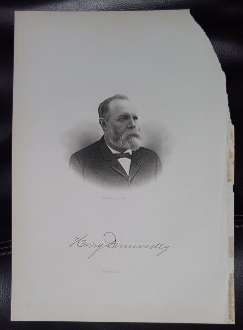 Steel Engraving - Harriet Page Wheeler Young - Original MORMON / Utah Pioneer Steel Engraving