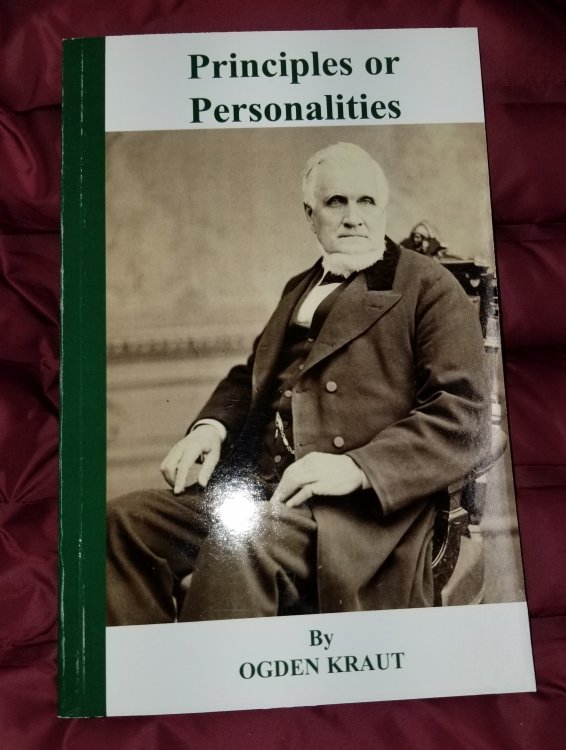 Image for PRINCIPLES OR PERSONALITIES PRINCIPLES OR PERSONALITIES