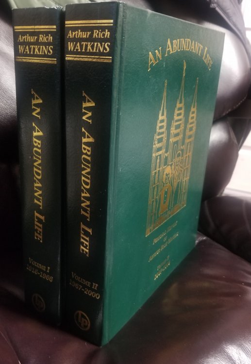Image for An abundant life: Personal history of Arthur Rich Watkins Vol 1 and Vol 2 An abundant life: Personal history of Arthur Rich Watkins Vol 1 and Vol 2
