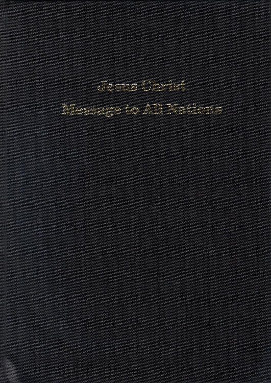 Image for Jesus Christ Message to all Nations Jesus Christ Message to all Nations