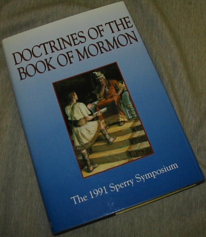 Image for DOCTRINES OF THE BOOK OF MORMON; The 1991 Sperry Symposium DOCTRINES OF THE BOOK OF MORMON; The 1991 Sperry Symposium