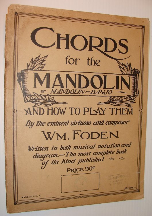 Image for Chords for the Mandolin or Mandolin-Banjo and How to Play Them Chords for the Mandolin or Mandolin-Banjo and How to Play Them