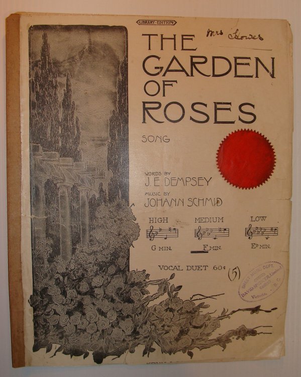 Image for The Garden of Roses Song - Vocal Duet Sheet Music The Garden of Roses Song - Vocal Duet Sheet Music