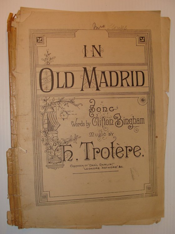 Image for In Old Madrid: Sheet Music In Old Madrid: Sheet Music