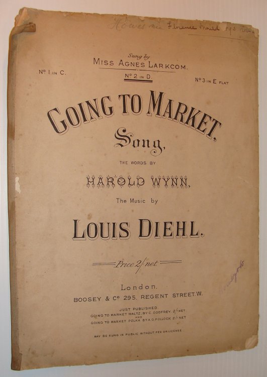 Image for Going to Market: Sheet Music for Piano and Voice Going to Market: Sheet Music for Piano and Voice
