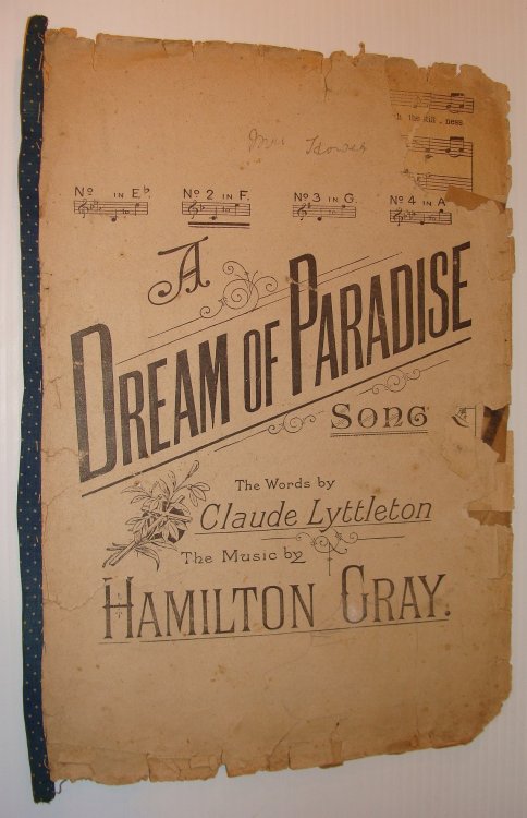 Image for A Dream of Paradise: Sheet Music for Piano and Voice A Dream of Paradise: Sheet Music for Piano and Voice