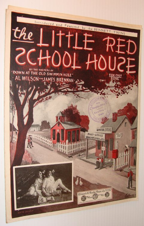Image for The Little Red School House - Fox-Trot Song: Sheet Music for Voice and Piano The Little Red School House - Fox-Trot Song: Sheet Music for Voice and Piano