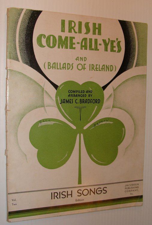 Image for Irish Come-All-Ye's: A Collection of Popular Song Classics - Sheet Music with Lyrics Irish Come-All-Ye's: A Collection of Popular Song Classics - Sheet Music with Lyrics