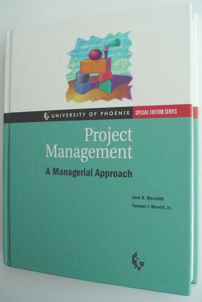 Image for Project Management - A Managerial Approach: University of Phoenix Special Edition Series: Includes CD-ROM and Floppy Disk Project Management - A Managerial Approach: University of Phoenix Special Edition Series: Includes CD-ROM and Floppy Disk