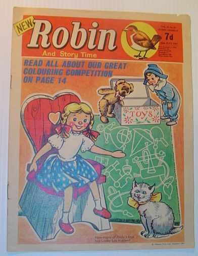 New Robin and Story Time: 23 July 1967, Vol. 15, No. 29