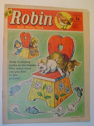 New Robin and Story Time: 24 Feb 1968, Vol. 16, No. 8