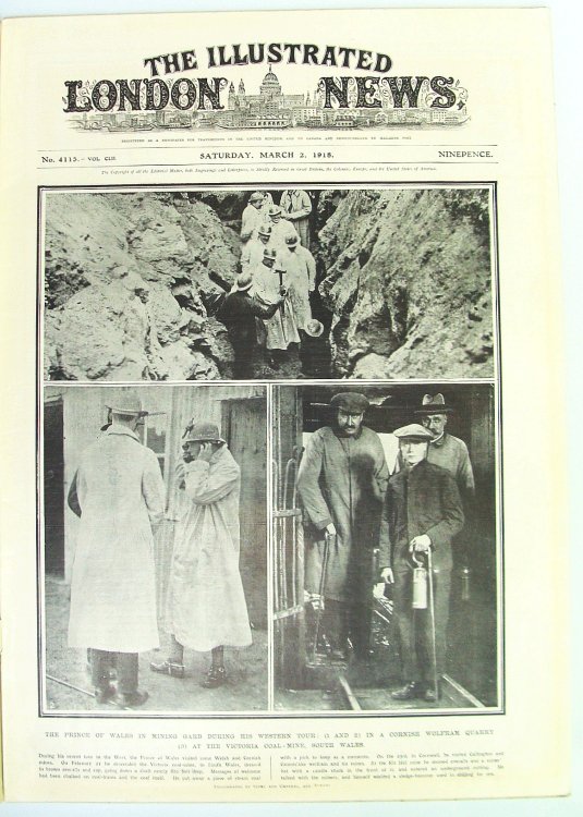Image for The Illustrated London News, Saturday March 2, 1918 - The Prince's Tour The Illustrated London News, Saturday March 2, 1918 - The Prince's Tour