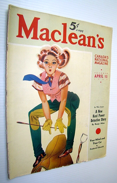 Image for Maclean's - Canada's National Magazine, 15 April, 1940 - U.S. Ambassador to Canada, James H.R. Cromwell Maclean's - Canada's National Magazine, 15 April, 1940 - U.S. Ambassador to Canada, James H.R. Cromwell