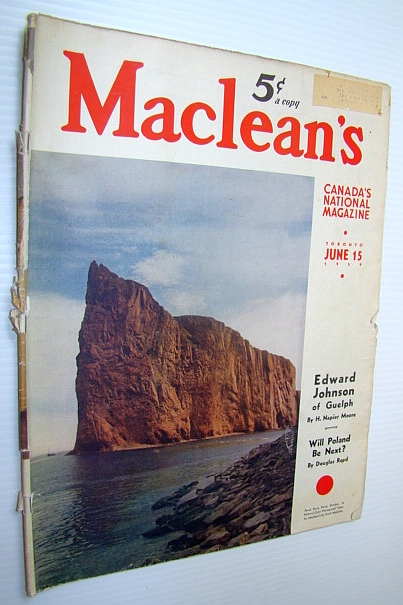 Image for Maclean's - Canada's National Magazine, 15 June, 1939 - Will Poland Be Next Maclean's - Canada's National Magazine, 15 June, 1939 - Will Poland Be Next