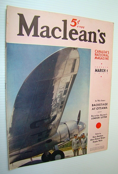 Image for Maclean's - Canada's National Magazine, 1 March, 1940 - The World's Biggest Asbestos Mine in Quebec Maclean's - Canada's National Magazine, 1 March, 1940 - The World's Biggest Asbestos Mine in Quebec