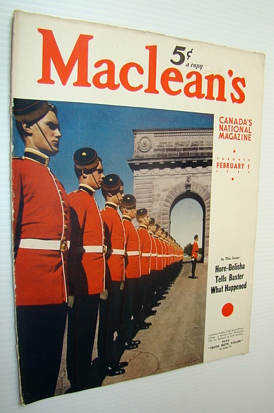 Image for Maclean's - Canada's National Magazine, 1 Febrary, 1940 - Is Syl Apps Hockey's Greatest Maclean's - Canada's National Magazine, 1 Febrary, 1940 - Is Syl Apps Hockey's Greatest