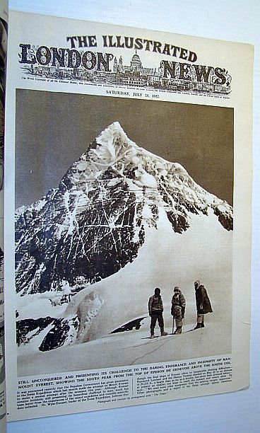 Image for The Illustrated London News, July 26, 1952 - Swiss Everest Attempt / Photos of Helsinki (Finland) Olympic Opening Ceremonies The Illustrated London News, July 26, 1952 - Swiss Everest Attempt / Photos of Helsinki (Finland) Olympic Opening Ceremonies