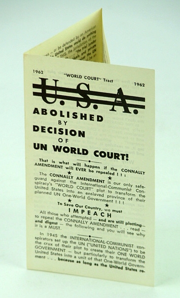 Image for U.S.A. (United States) Abolished By Decision of UN (United Nations) World Court: U.S.A. (United States) Abolished By Decision of UN (United Nations) World Court: