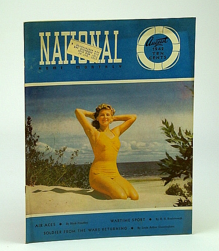 Image for National Home Monthly Magazine, August (Aug.) 1942 - Air Aces / Sport in Wartime National Home Monthly Magazine, August (Aug.) 1942 - Air Aces / Sport in Wartime