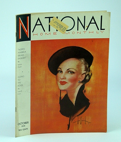 Image for National Home Monthly Magazine, October (Oct.) 1938 - North America Speaks English / Greyhound Dog Racing National Home Monthly Magazine, October (Oct.) 1938 - North America Speaks English / Greyhound Dog Racing