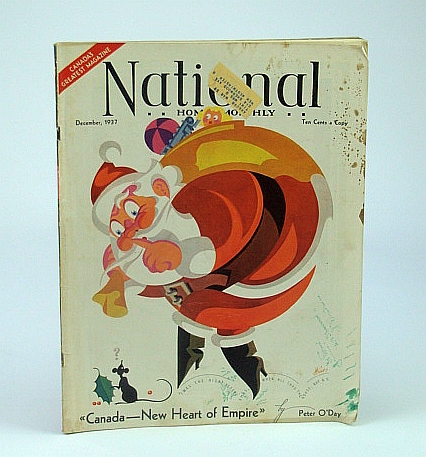 Image for National Home Monthly Magazine, December (Dec.) 1937 - Harold Tucker Webster / Canada - New Heart of the Empire National Home Monthly Magazine, December (Dec.) 1937 - Harold Tucker Webster / Canada - New Heart of the Empire