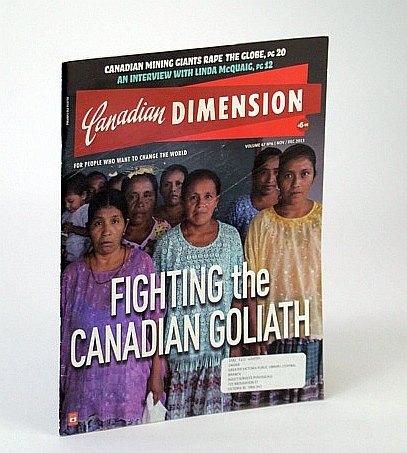 Image for Canadian Dimension Magazine, November / December 2013 - Fighting the Canadian Goliath Canadian Dimension Magazine, November / December 2013 - Fighting the Canadian Goliath