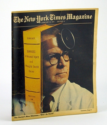 Image for The New York Times Magazine, February (Feb.) 14, 1971 - Indira Gandhi / Malpractice Suits The New York Times Magazine, February (Feb.) 14, 1971 - Indira Gandhi / Malpractice Suits