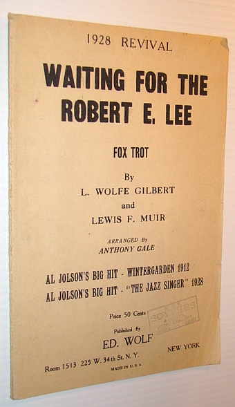 Image for Waiting for the Robert E. Lee - Foxtrot - 1928 Revival: Sheet Music for Piano and Violin Plus Lyrics Waiting for the Robert E. Lee - Foxtrot - 1928 Revival: Sheet Music for Piano and Violin Plus Lyrics