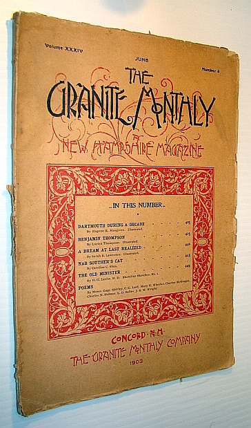 Image for The Granite Monthly - A New Hampshire Magazine of Literature, History, and State Progress, June 1903, Vol. XXXIV, No. 6 - Benjamin Thompson The Granite Monthly - A New Hampshire Magazine of Literature, History, and State Progress, June 1903, Vol. XXXIV, No. 6 - Benjamin Thompson