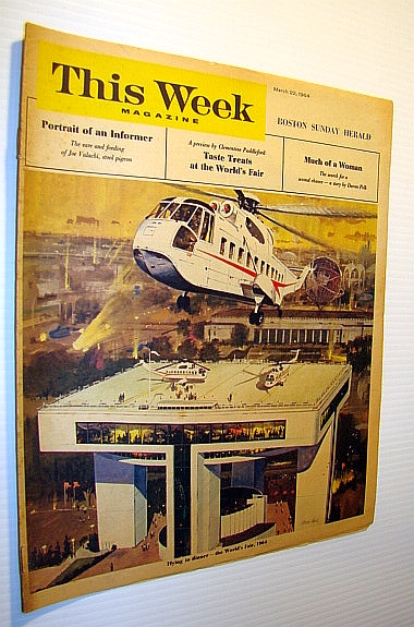 Image for This Week Magazine, March 22, 1964 - Insert to the Boston Sunday Herald: Joe Valachi Feature Article This Week Magazine, March 22, 1964 - Insert to the Boston Sunday Herald: Joe Valachi Feature Article