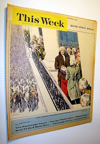 Image for This Week Magazine, November 1, 1964 - Insert to the Boston Sunday Herald: Special Espionage Issue This Week Magazine, November 1, 1964 - Insert to the Boston Sunday Herald: Special Espionage Issue