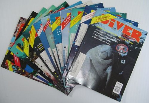 Diver Magazine: 9 Issues from 1985 Plus 4 Bonus Issues