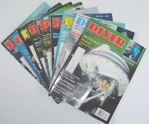 Diver Magazine: 9 Issues from 1988