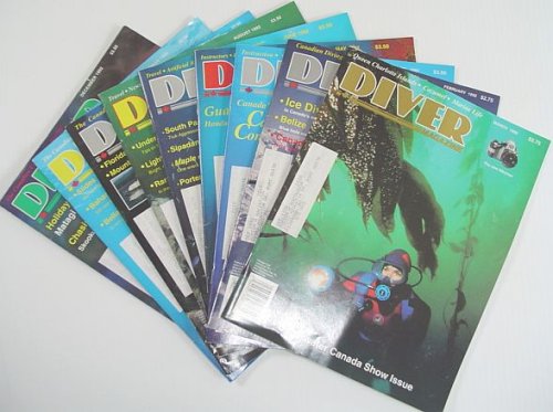 Diver Magazine: 9 Issues from 1992
