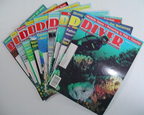 Diver Magazine: 9 Issues from 1995