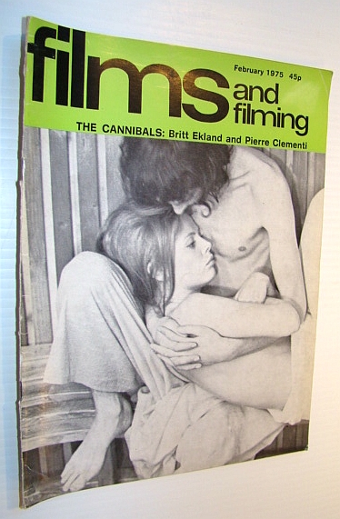 Image for Films and Filming Magazine, February 1975 - Cover Photo of 'The Cannibals' with Britt Ekland and Pierre Clementi Films and Filming Magazine, February 1975 - Cover Photo of 'The Cannibals' with Britt Ekland and Pierre Clementi