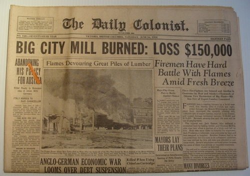 Image for The Daily Colonist, Sunday June 16, 1934, Victoria, British Columbia Newspaper The Daily Colonist, Sunday June 16, 1934, Victoria, British Columbia Newspaper