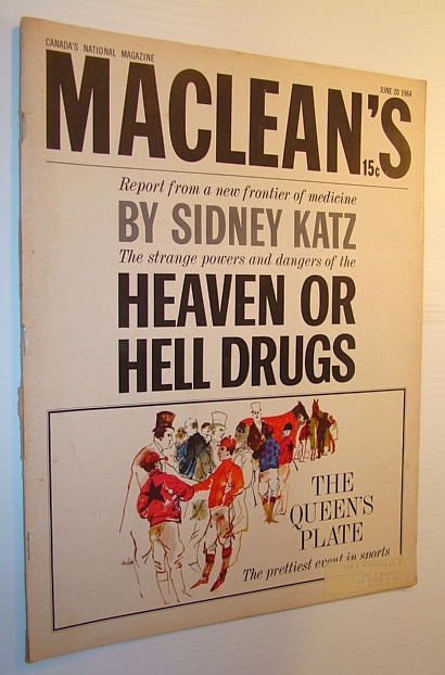 Image for Maclean's Magazine, 20 June 1964 - Heaven or Hell Drugs Maclean's Magazine, 20 June 1964 - Heaven or Hell Drugs