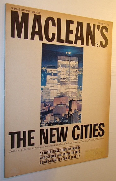Image for Maclean's Magazine, February 23, 1963: The New Cities Maclean's Magazine, February 23, 1963: The New Cities