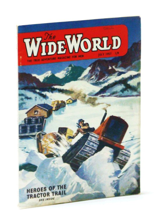 Image for The Wide World - The True Adventure Magazine for Men, July 1957 - Cat Trains The Wide World - The True Adventure Magazine for Men, July 1957 - Cat Trains