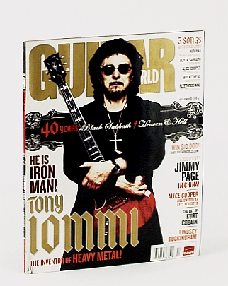 Image for Guitar World Magazine, 2008 Holiday Issue: Tommy Iommi (of Black Sabbath) Cover Photo Guitar World Magazine, 2008 Holiday Issue: Tommy Iommi (of Black Sabbath) Cover Photo