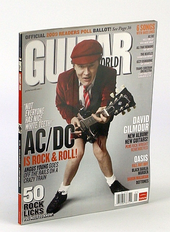 Image for Guitar World Magazine, January (Jan.) 2009: Angus Young (of AC/DC) Cover Photo Guitar World Magazine, January (Jan.) 2009: Angus Young (of AC/DC) Cover Photo