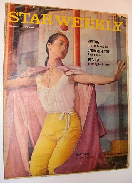 Star Weekly Magazine, 9 December 1961 *Nancy Kwan Cover Photo*