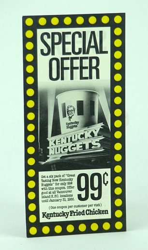 Image for Kentucky Fried Chicken (KFC) Special Offer Ad Kentucky Fried Chicken (KFC) Special Offer Ad